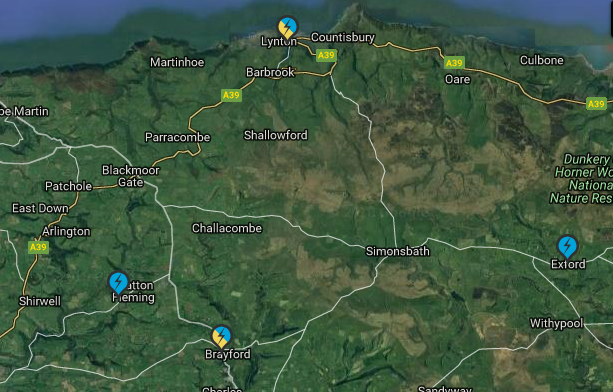 enjoy Exmoor National Park by electric car
