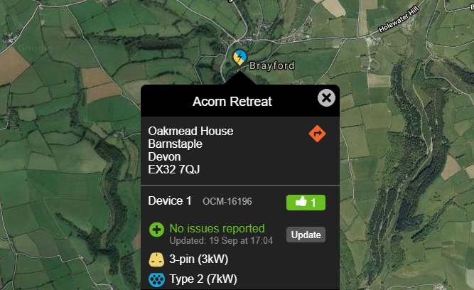 enjoy Exmoor National Park by electric car