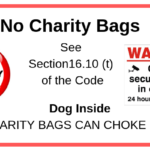 How To Stop Charity Bags