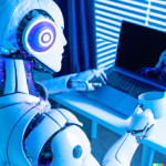 Robot using a computer